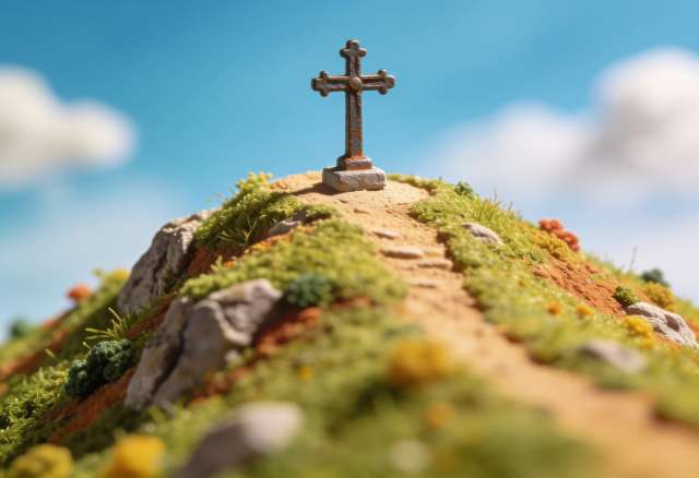 Pinnerkreuz – Miniatur-Diorama, Untersicht