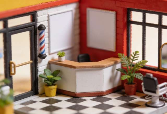 Salon HairDaun – Miniatur-Diorama, Empfang