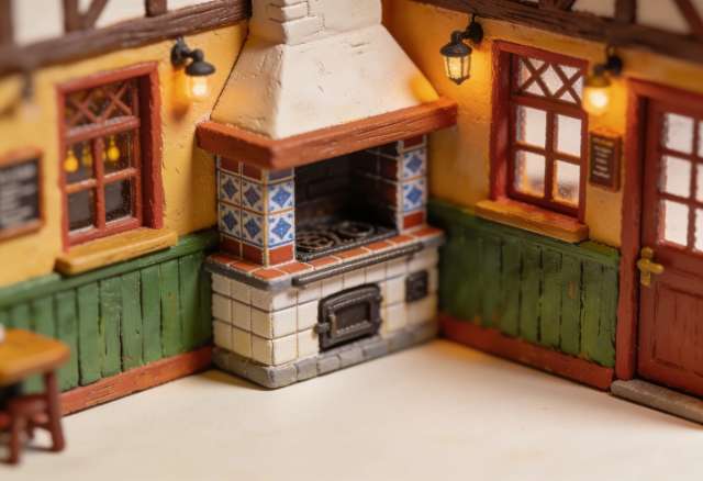 Balduinstuben – Miniatur-Diorama, Ecke