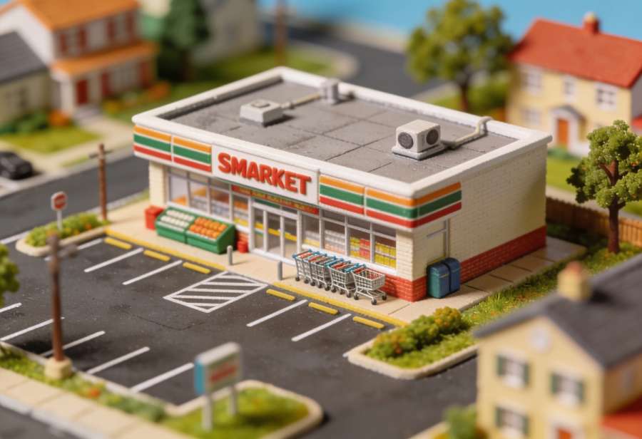 PENNY Cochem – Miniatur-Diorama, Totale