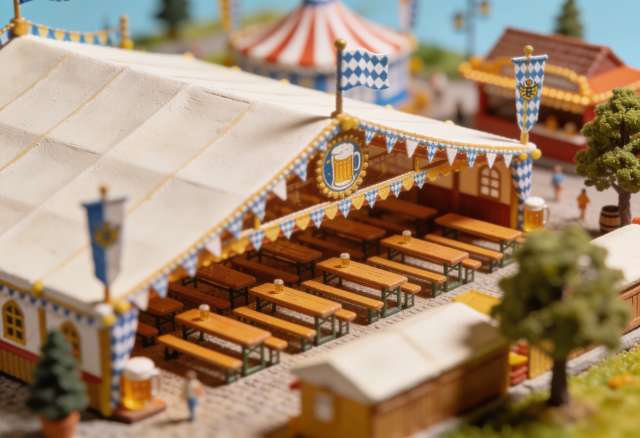 Oktoberfest Cochem – Miniatur-Diorama, Gegenperspektive