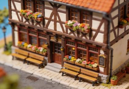 Gute Quelle – Miniatur-Diorama, Front