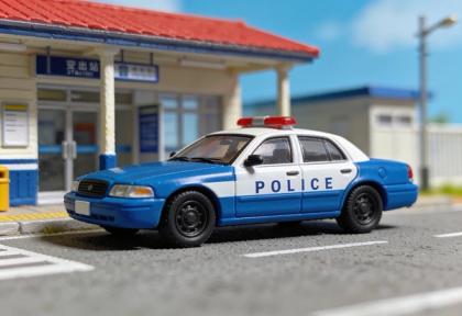 Polizeiinspektion – Miniatur-Diorama, Streifenwagen