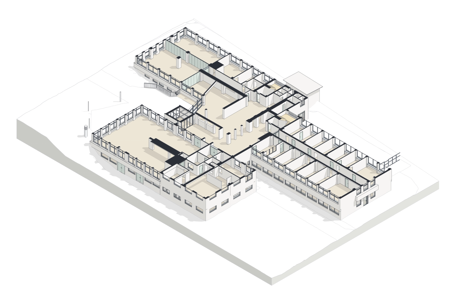 Scan-to-BIM of a Hospital Complex in Germany. Building 1: the Seven-Storey Block, photo 4
