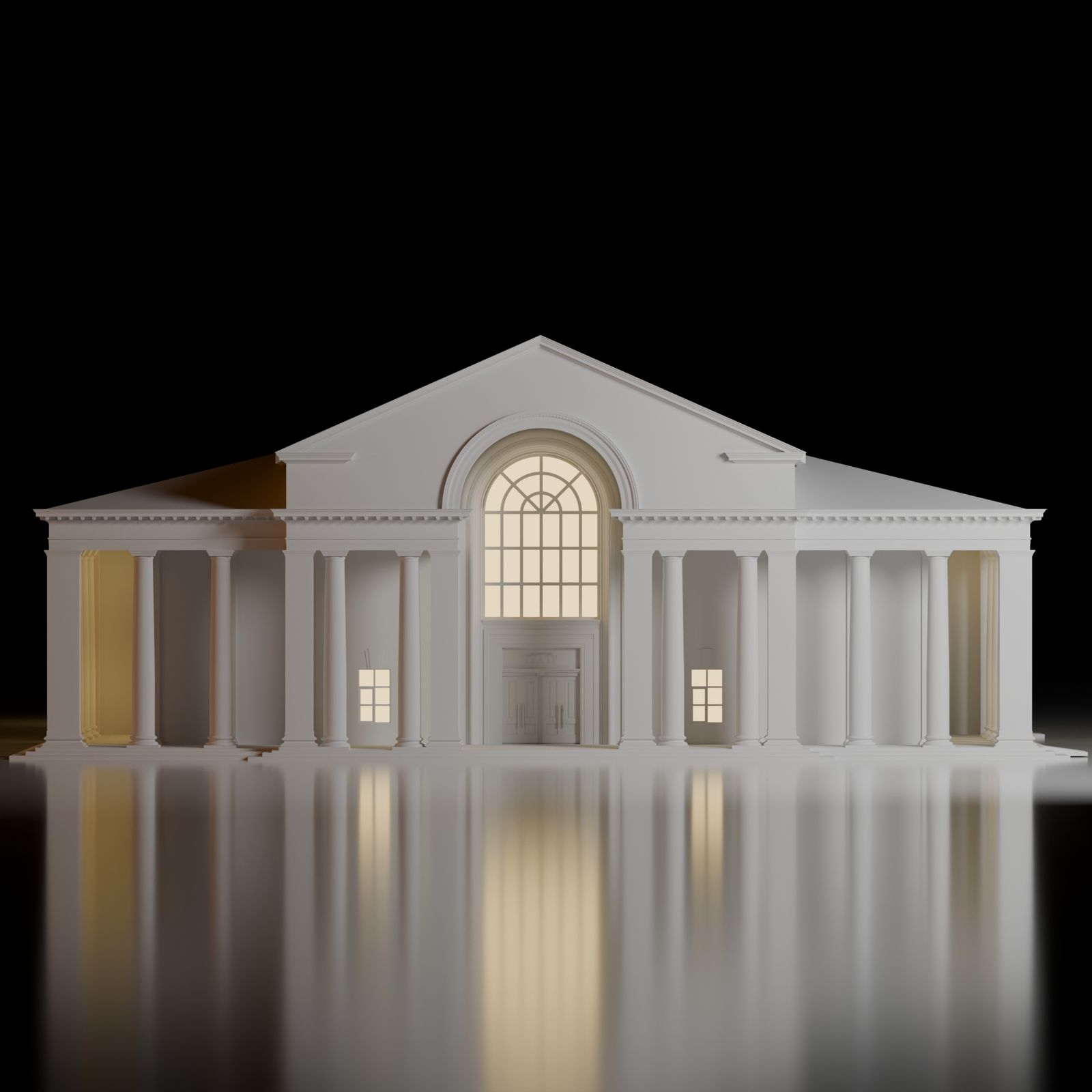 Scan-to-BIM of an Academic Theater for Facade Lighting, photo 6
