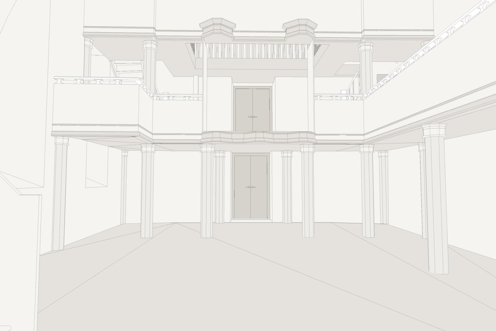 Scan-to-BIM of Røyken Church in Norway, photo 6