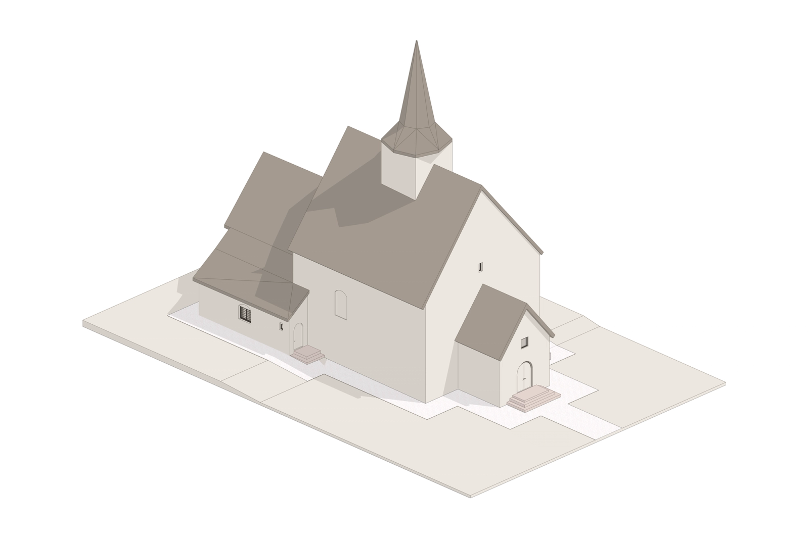 Scan-to-BIM of Røyken Church in Norway, photo 3