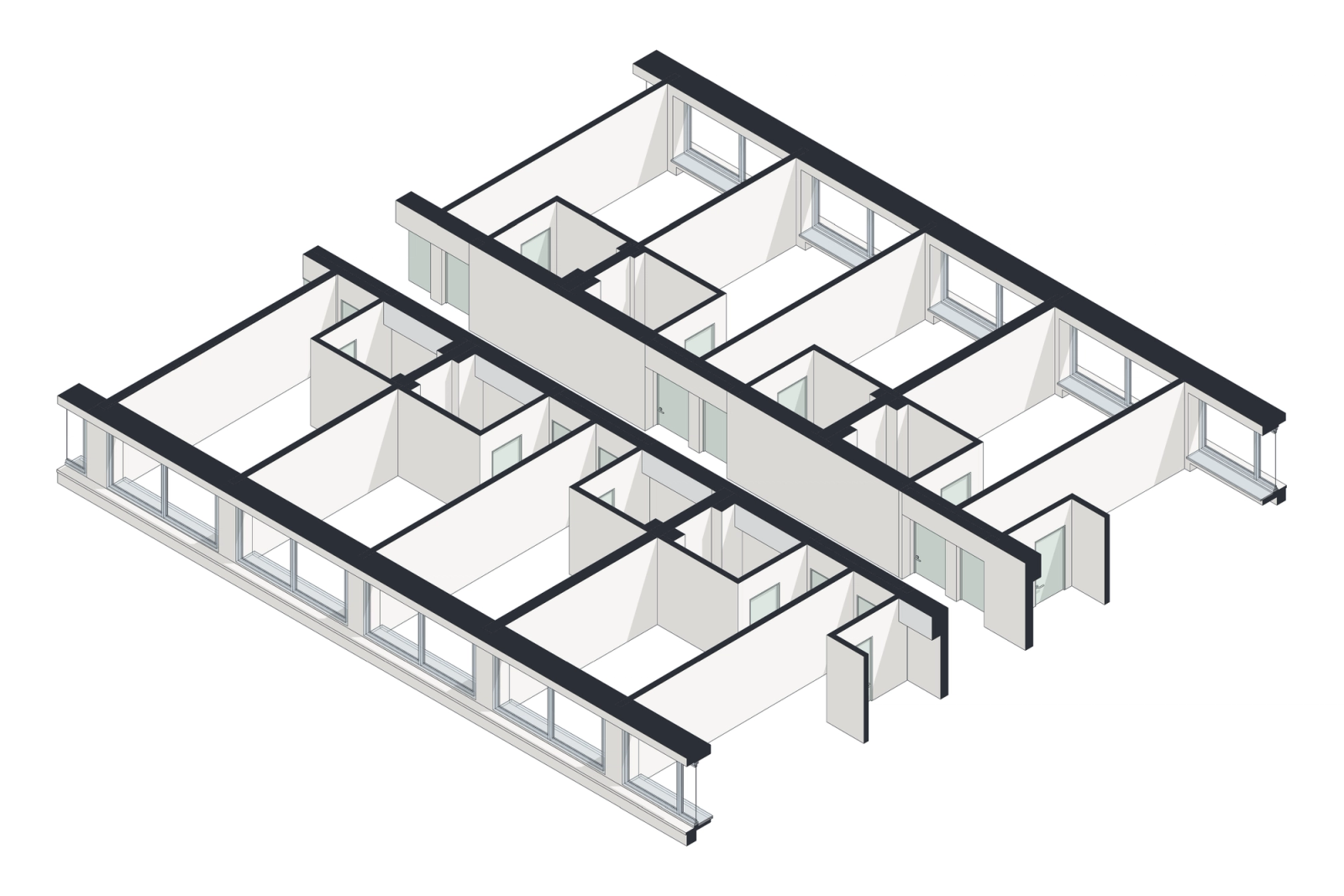 Scan-to-BIM of a Hospital Complex in Germany. Building 1: the Seven-Storey Block, photo 9