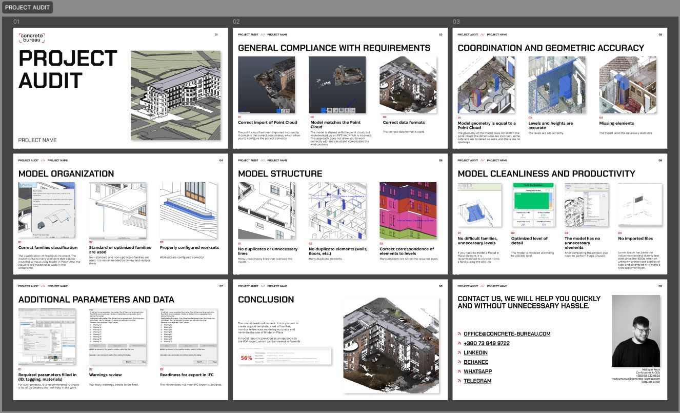 Free BIM Model Audit: An Independent Review of Your Revit Model
