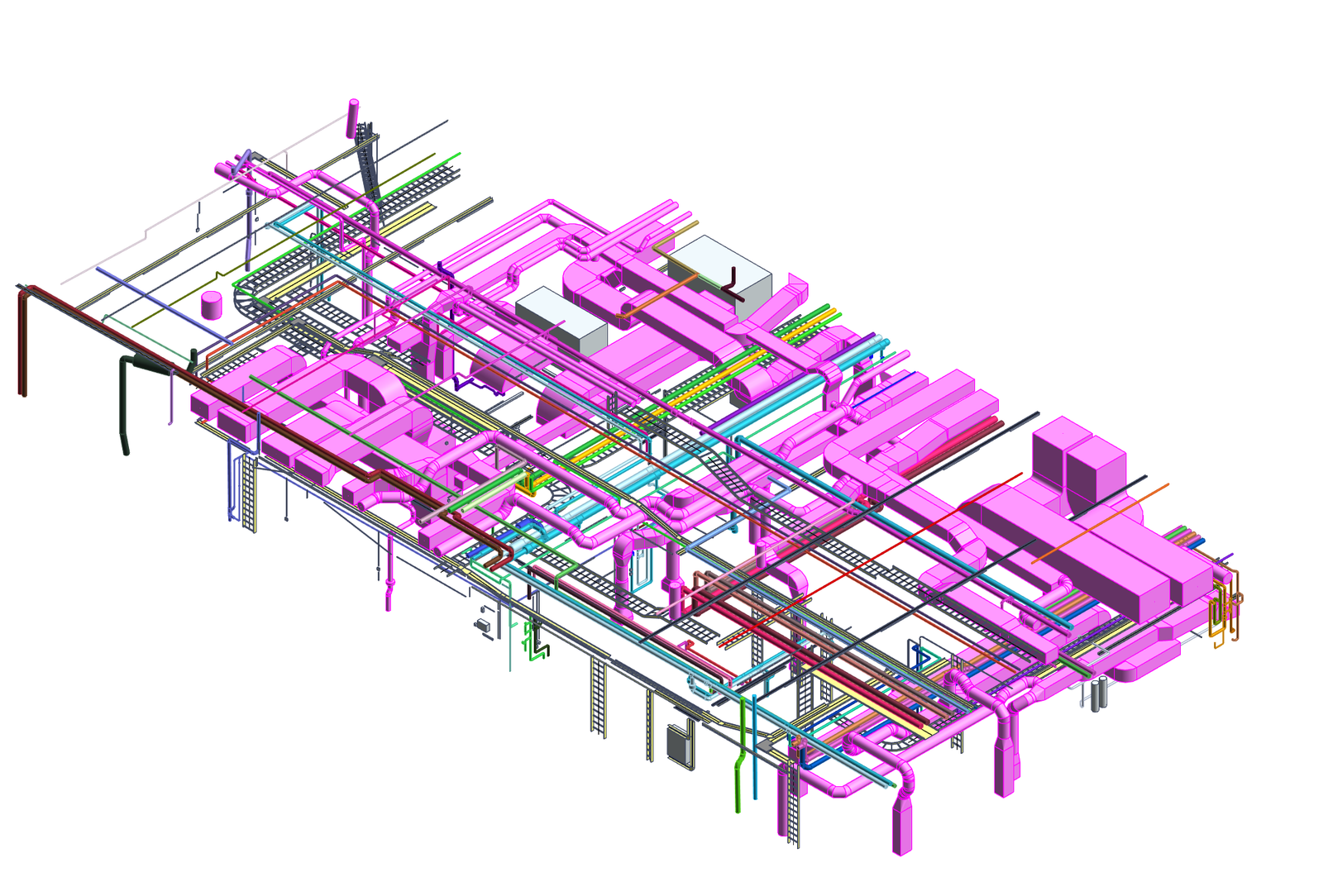 Scan-to-BIM of MEP Systems at an Automotive Plant, photo 3