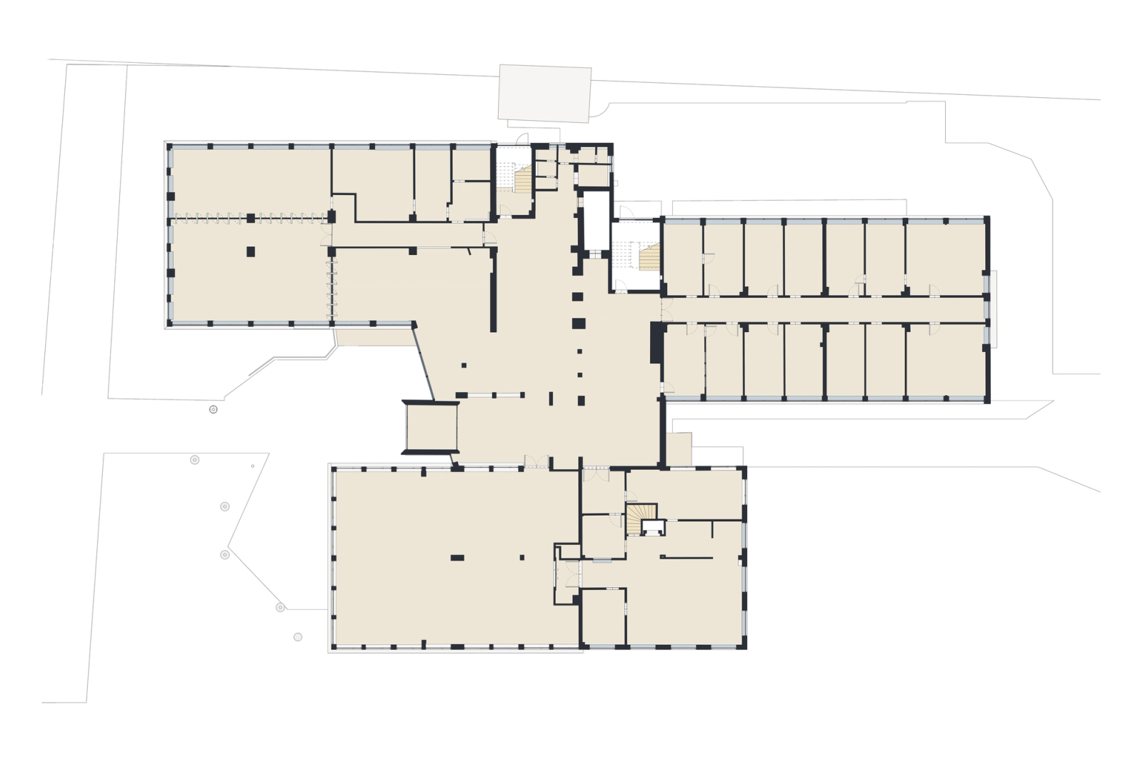 Scan-to-BIM of a Hospital Complex in Germany. Building 1: the Seven-Storey Block, photo 10