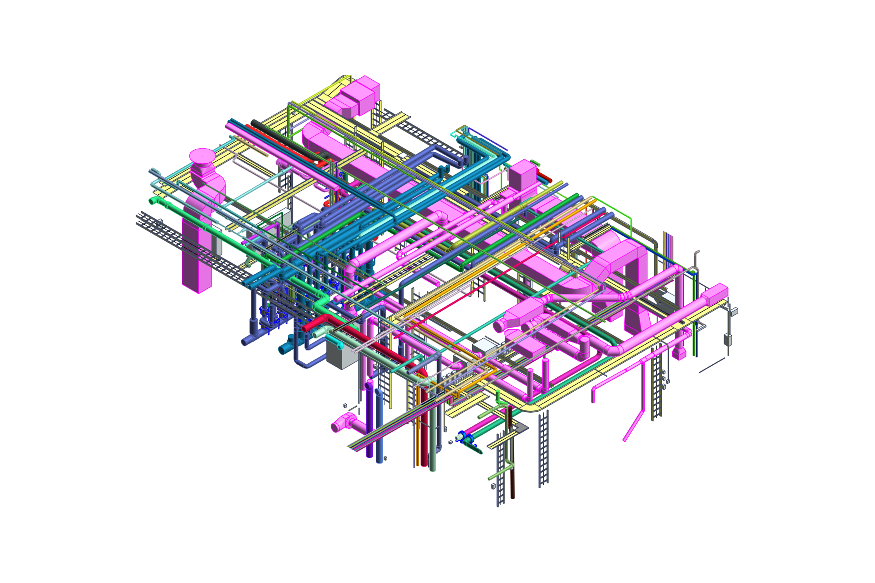 Scan-to-BIM of MEP Systems at an Automotive Plant, Concrete Bureau case study