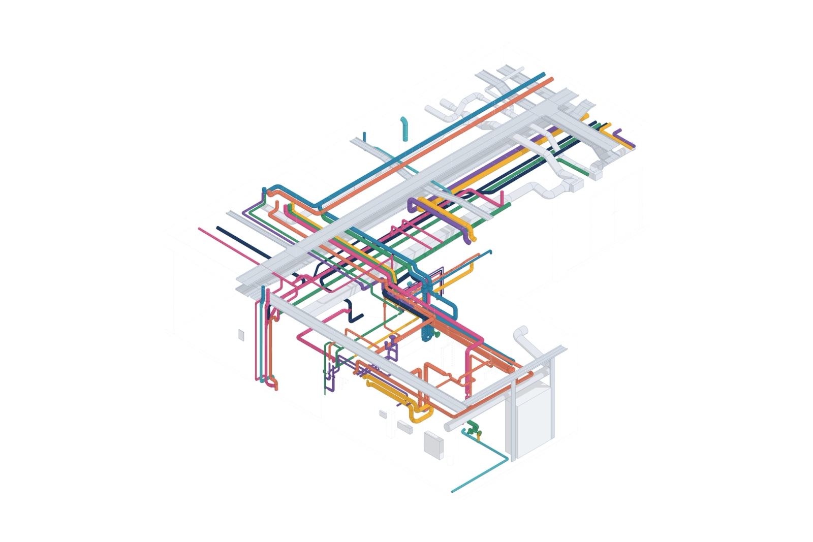 Scan-to-BIM of a Technical Room: MEP at LOD 300, photo 5