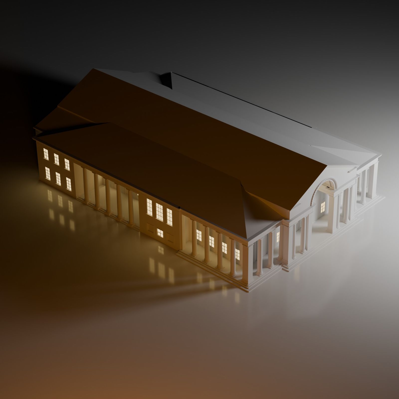 Scan-to-BIM of an Academic Theater for Facade Lighting, photo 5