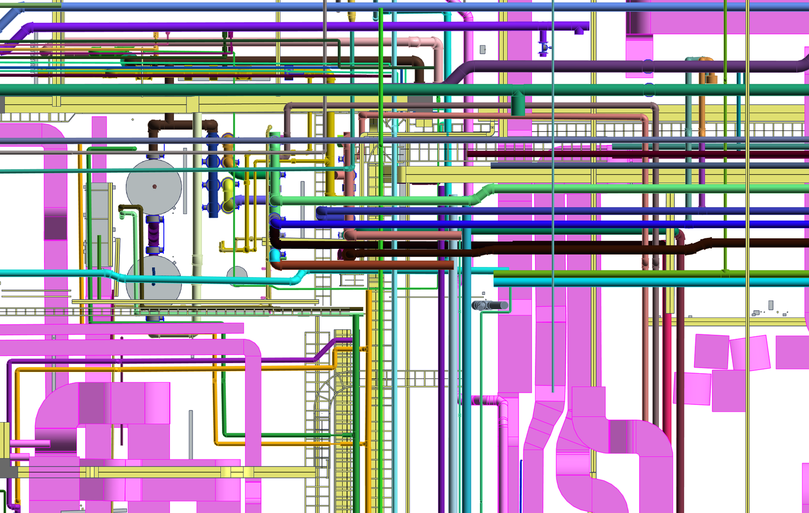 Scan-to-BIM of MEP Systems at an Automotive Plant, photo 4