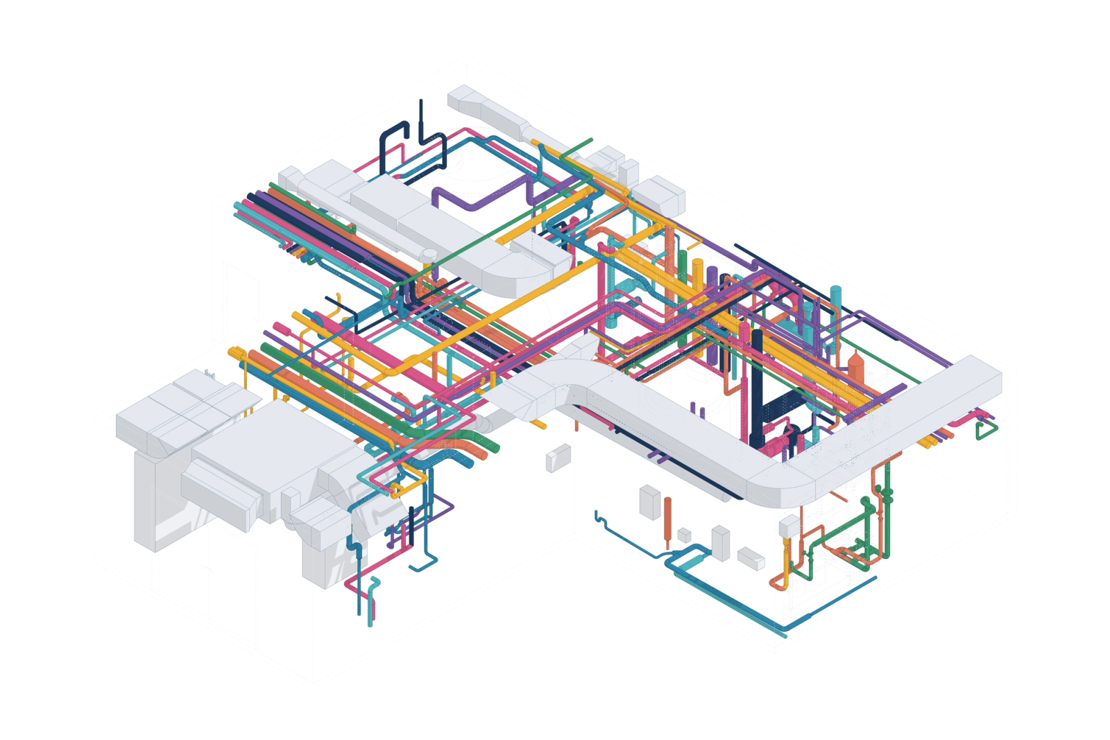 Scan-to-BIM of a Technical Room: MEP at LOD 300, photo 6
