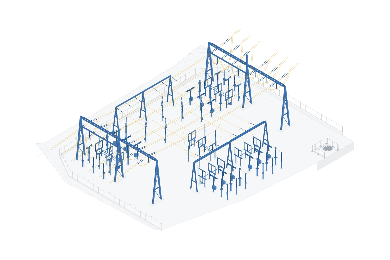 Scan-to-BIM of an Electrical Station in Switzerland, photo 2
