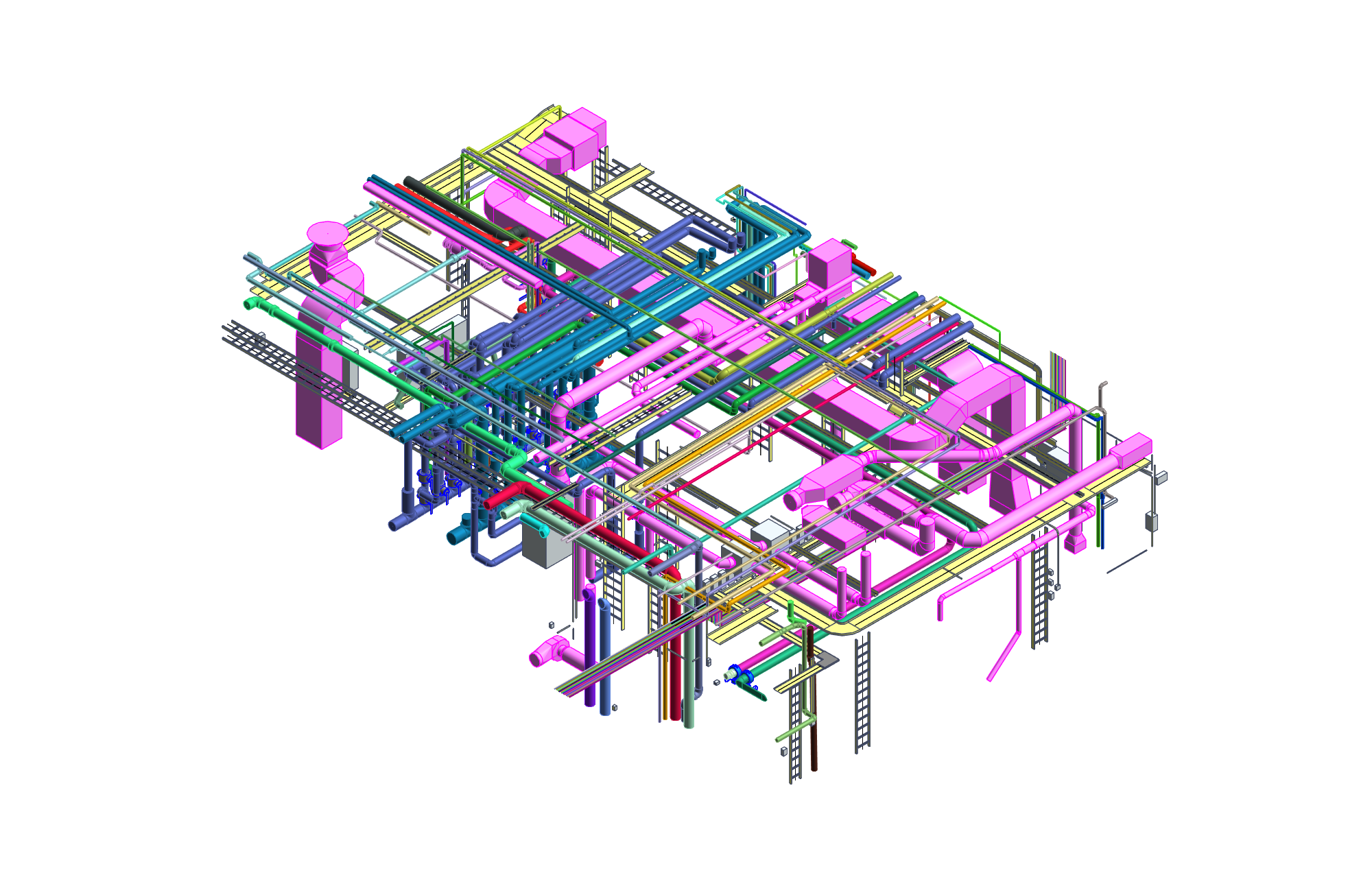 Scan-to-BIM of MEP Systems at an Automotive Plant, Concrete Bureau case study