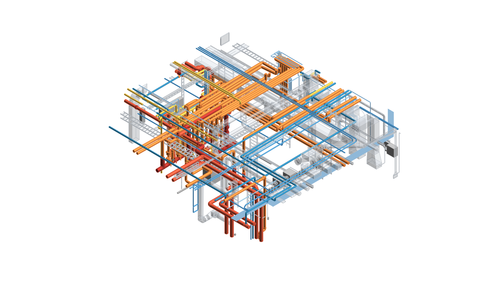 Scan-to-BIM of MEP Systems at an Automotive Plant, photo 7