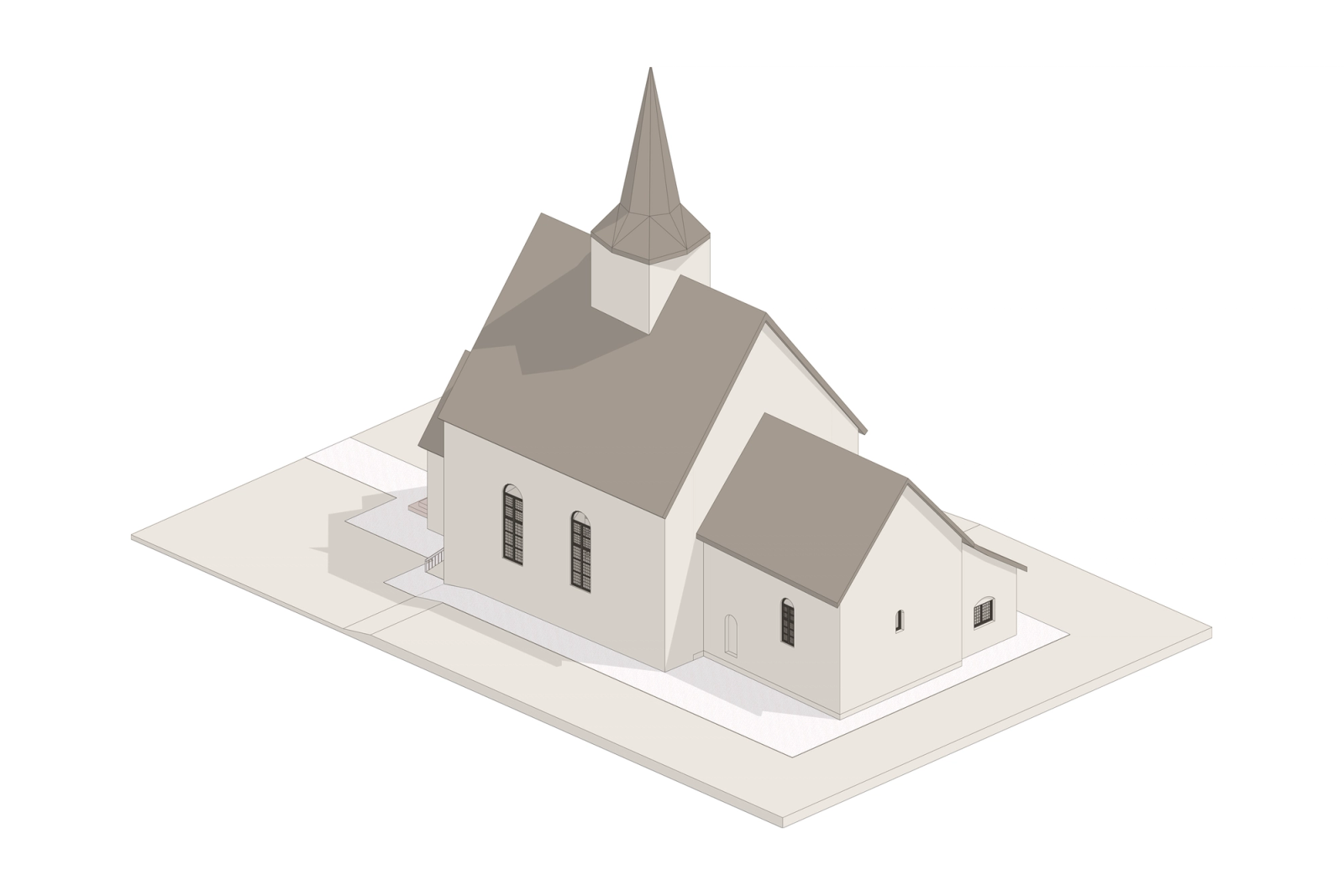 Scan-to-BIM of Røyken Church in Norway, photo 4