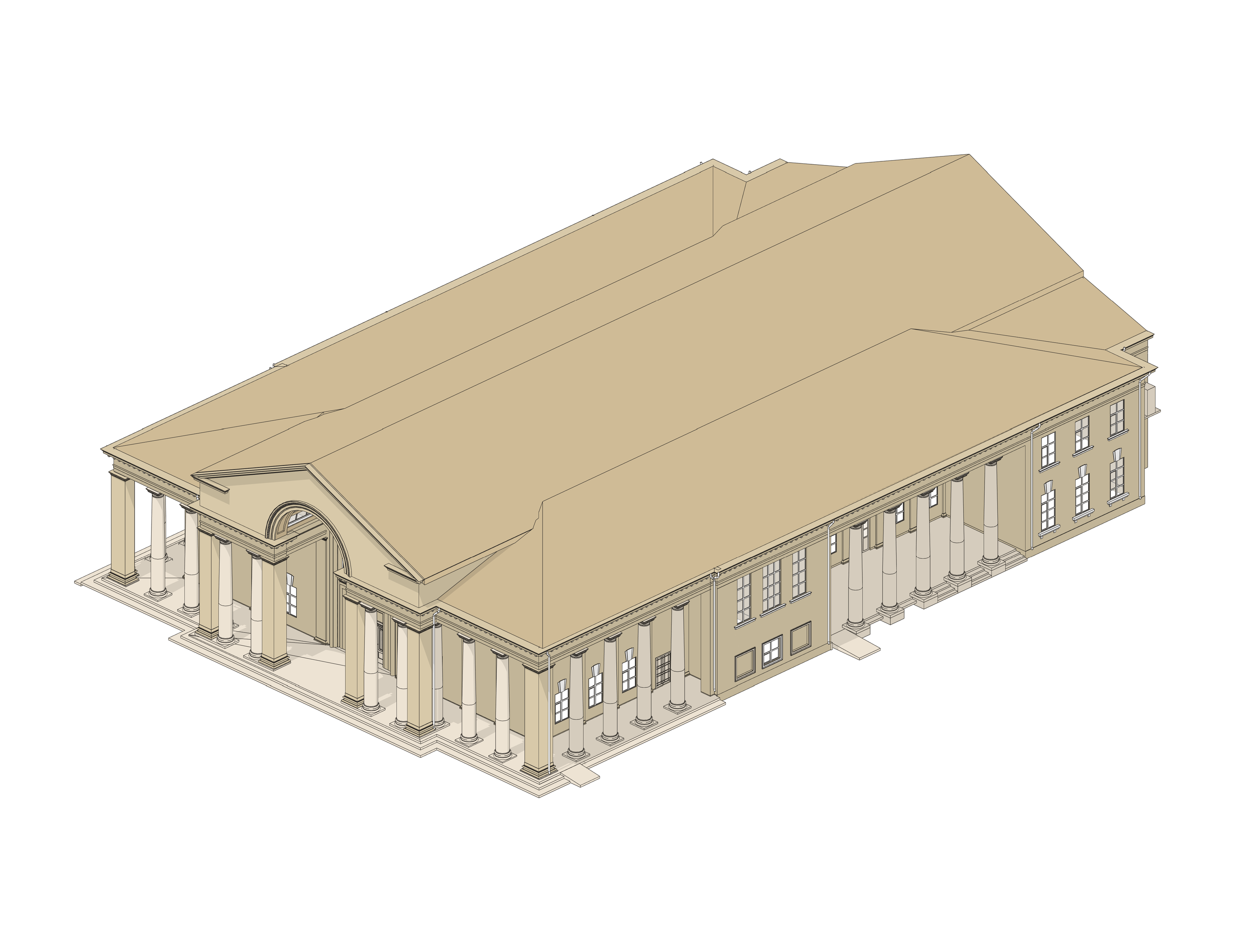 Scan-to-BIM of an Academic Theater for Facade Lighting, Concrete Bureau case study