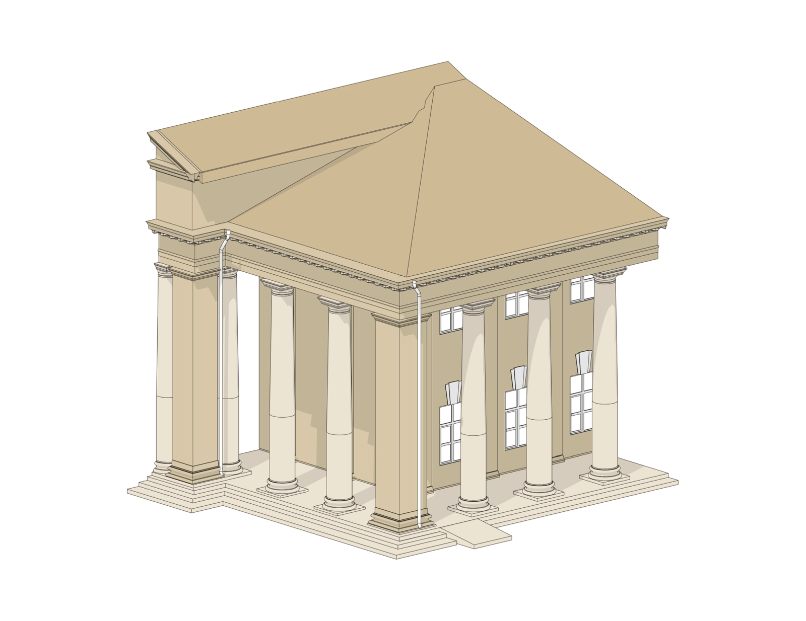 Scan-to-BIM of an Academic Theater for Facade Lighting, photo 3