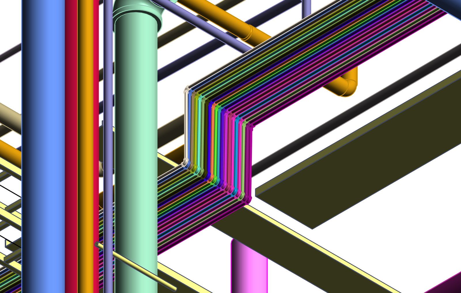 Scan-to-BIM of MEP Systems at an Automotive Plant, photo 6