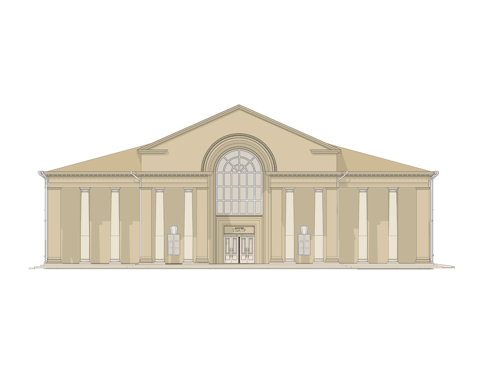 Scan-to-BIM of an Academic Theater for Facade Lighting, photo 4