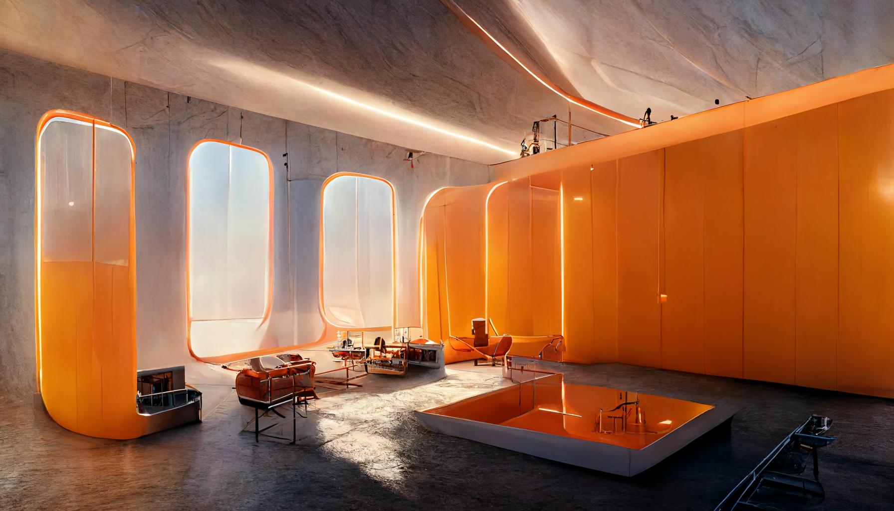 Orange Worlds (c) GRAFT, created with Midjourney