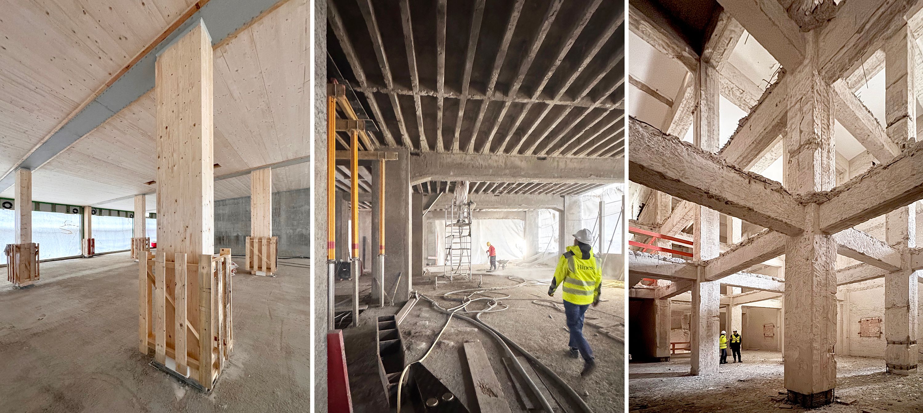 Building site interior shots 