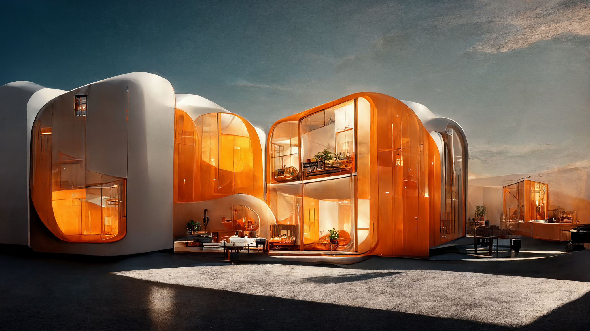 Orange Worlds (c) GRAFT, created with Midjourney