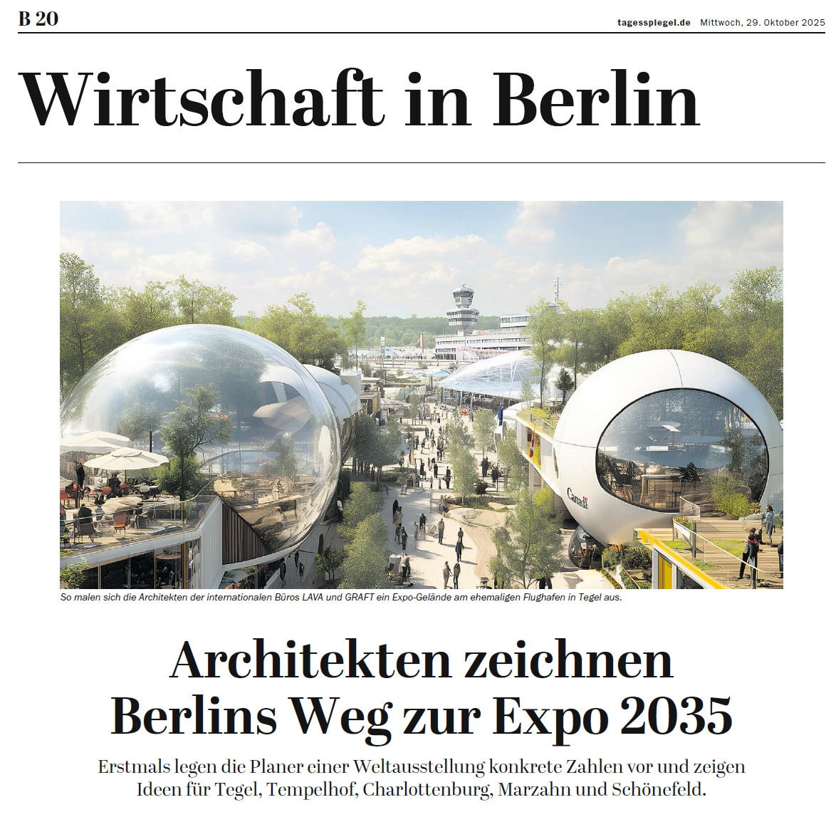 Graft zeichnet Berlins Weg zur Expo 2035