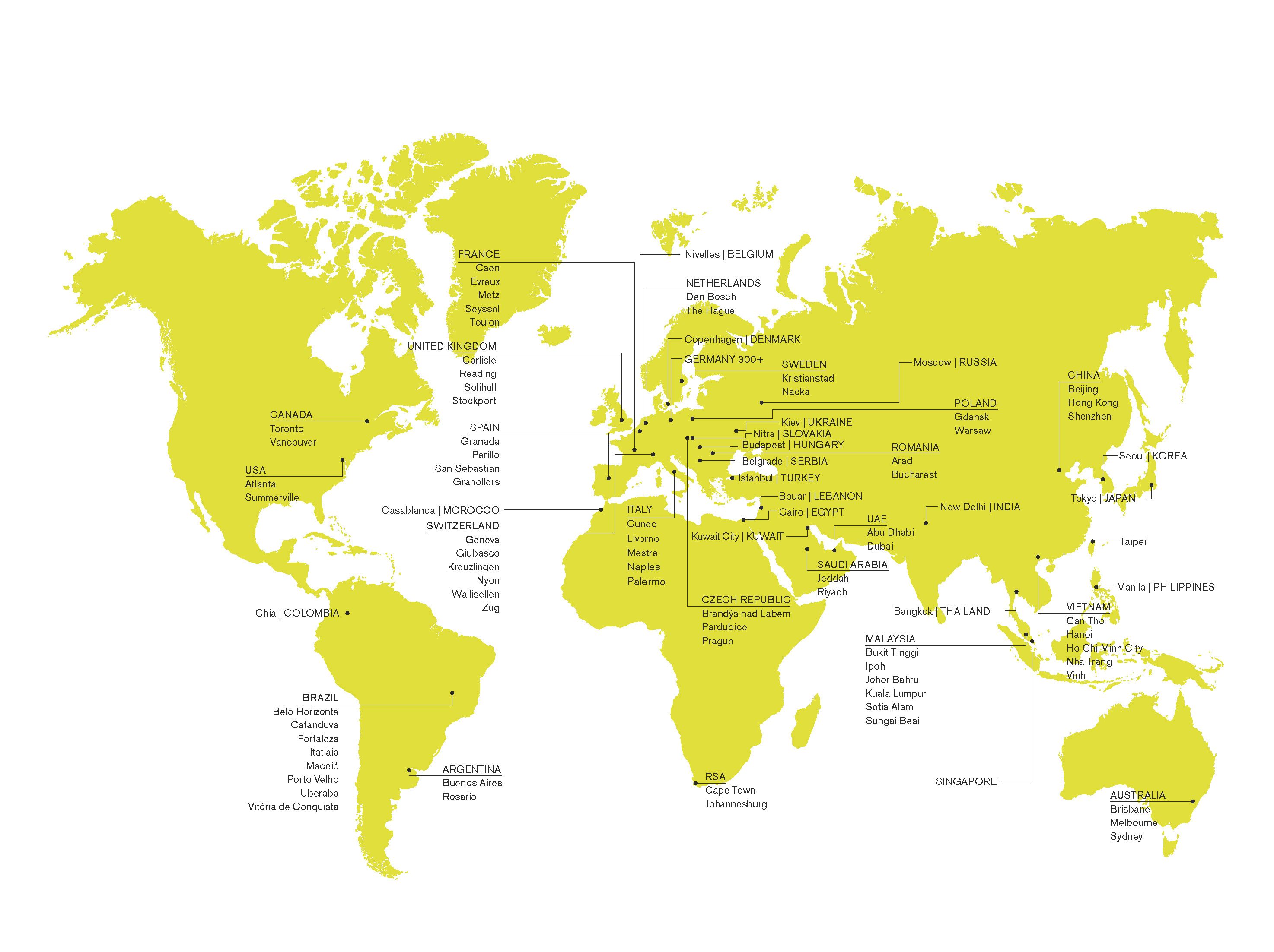 GRAFT Karte Internationales Retail Design fuer Mercedes-Benz