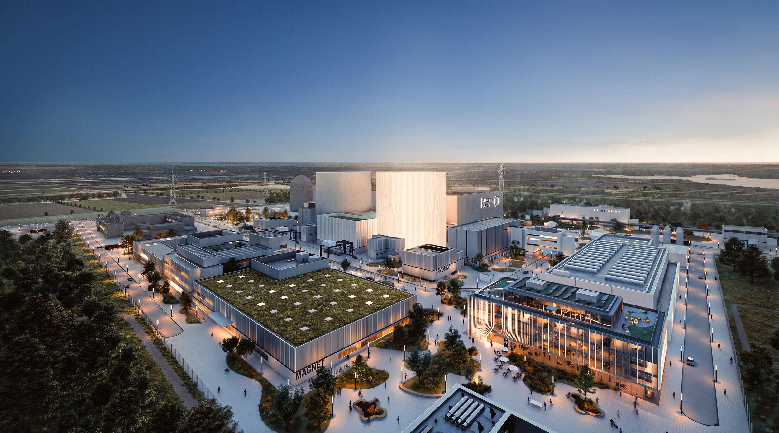 Gundremmingen industrial site used for new fusion energy plant