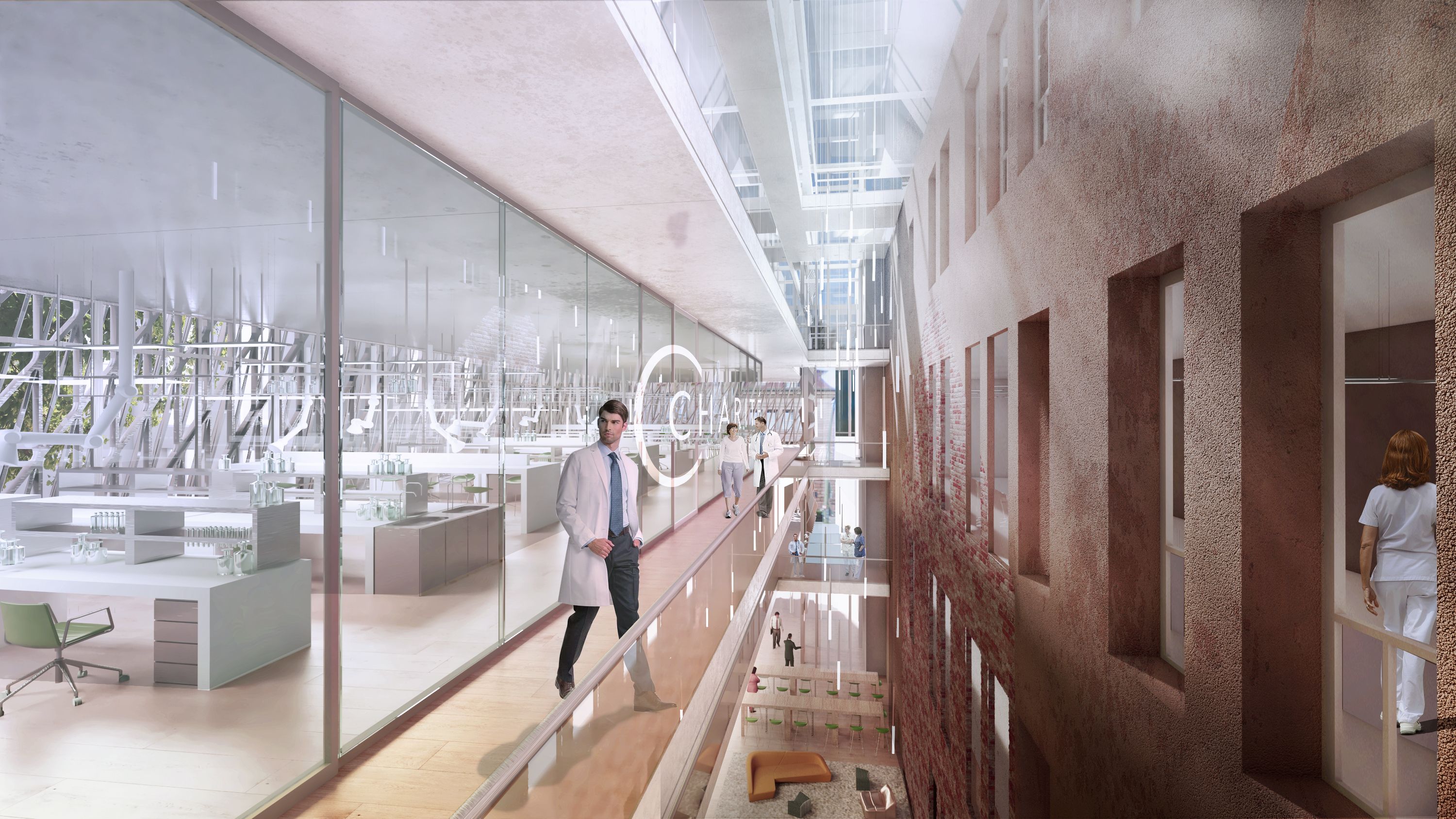 Anschluss Altbau und Third Place