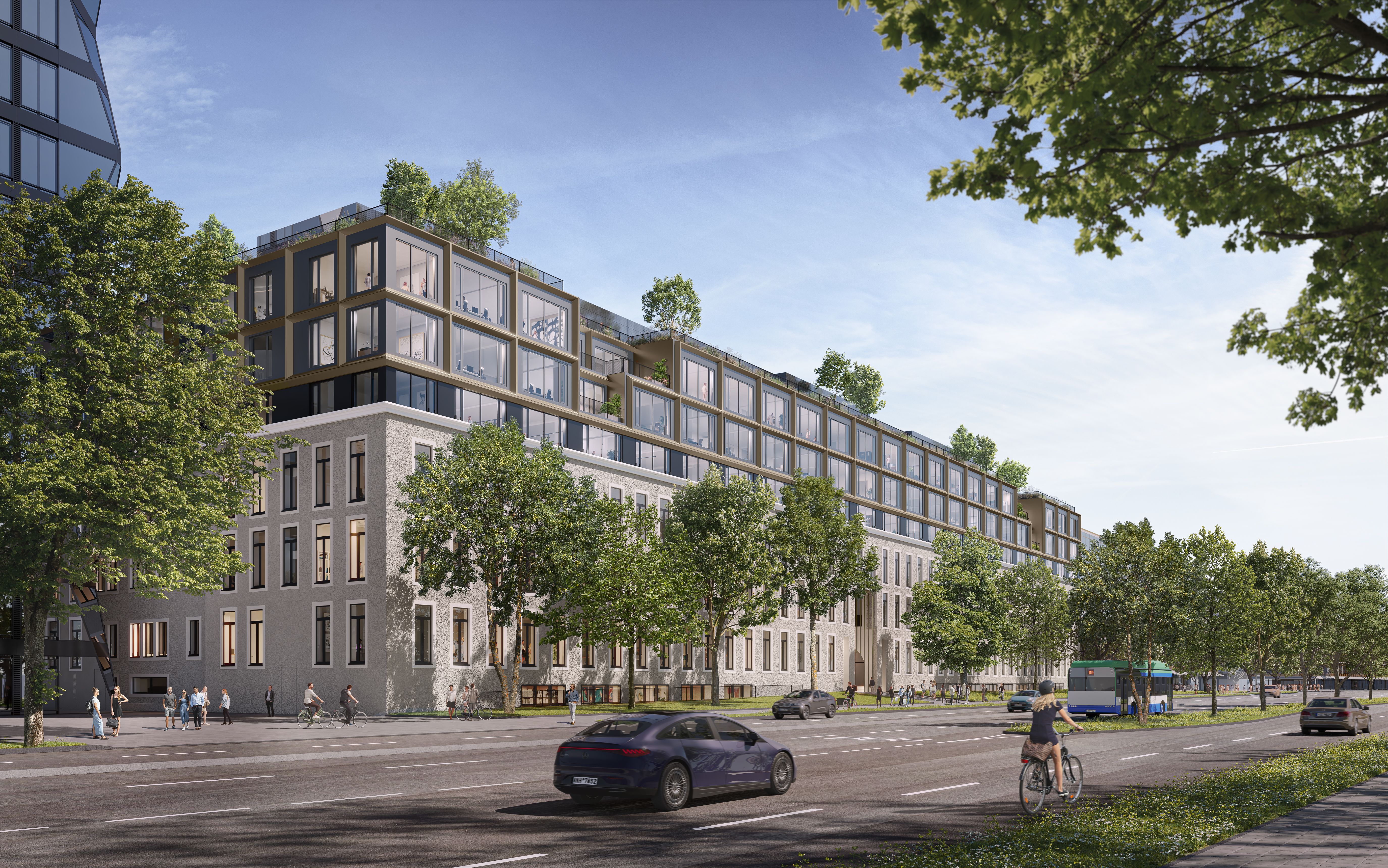 Rendering Straßenansicht, Projekt LOVT