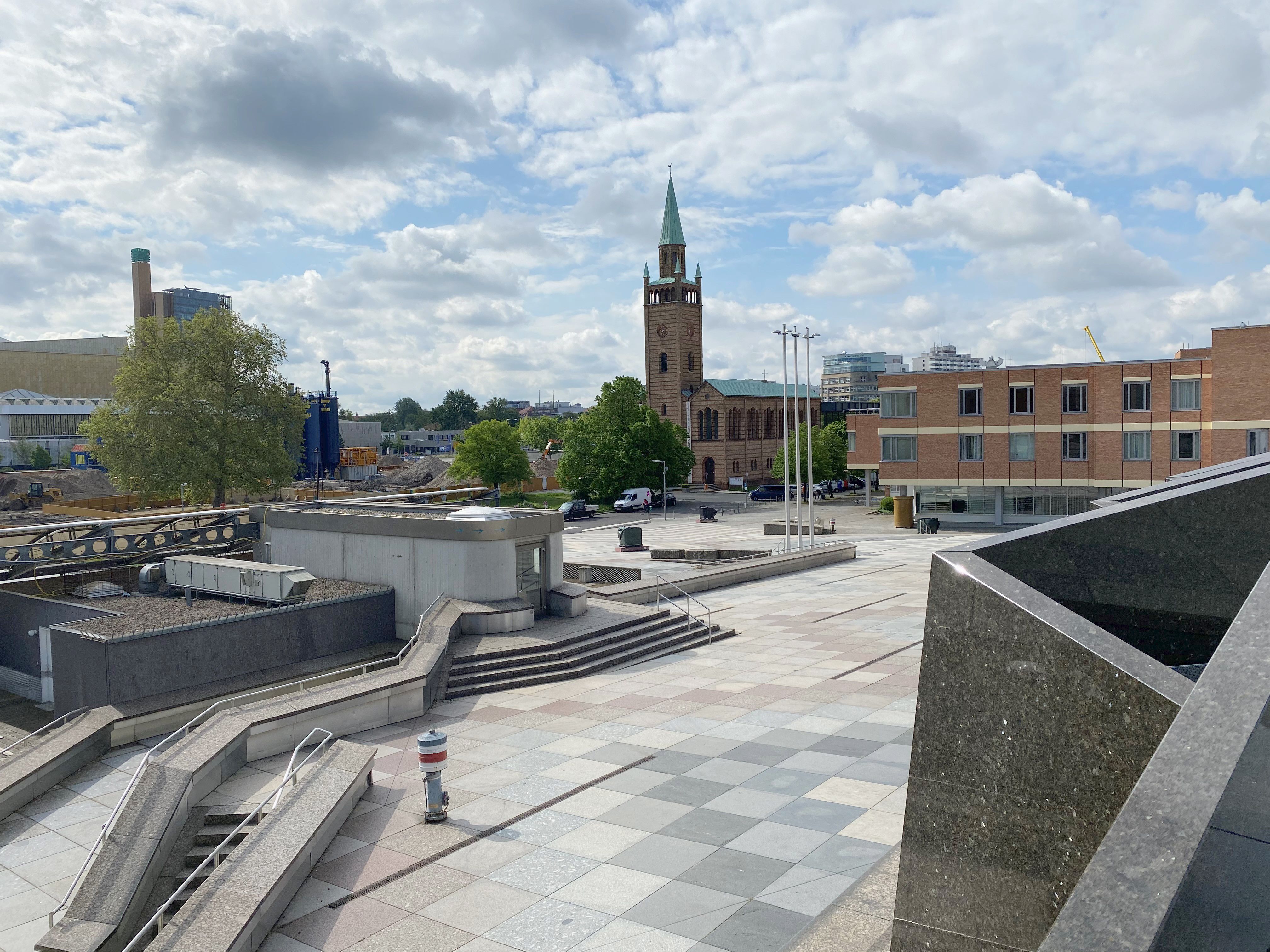 Kulturforum, sogenannte »Piazzetta«, Mai 2021 © Thomas Albrecht