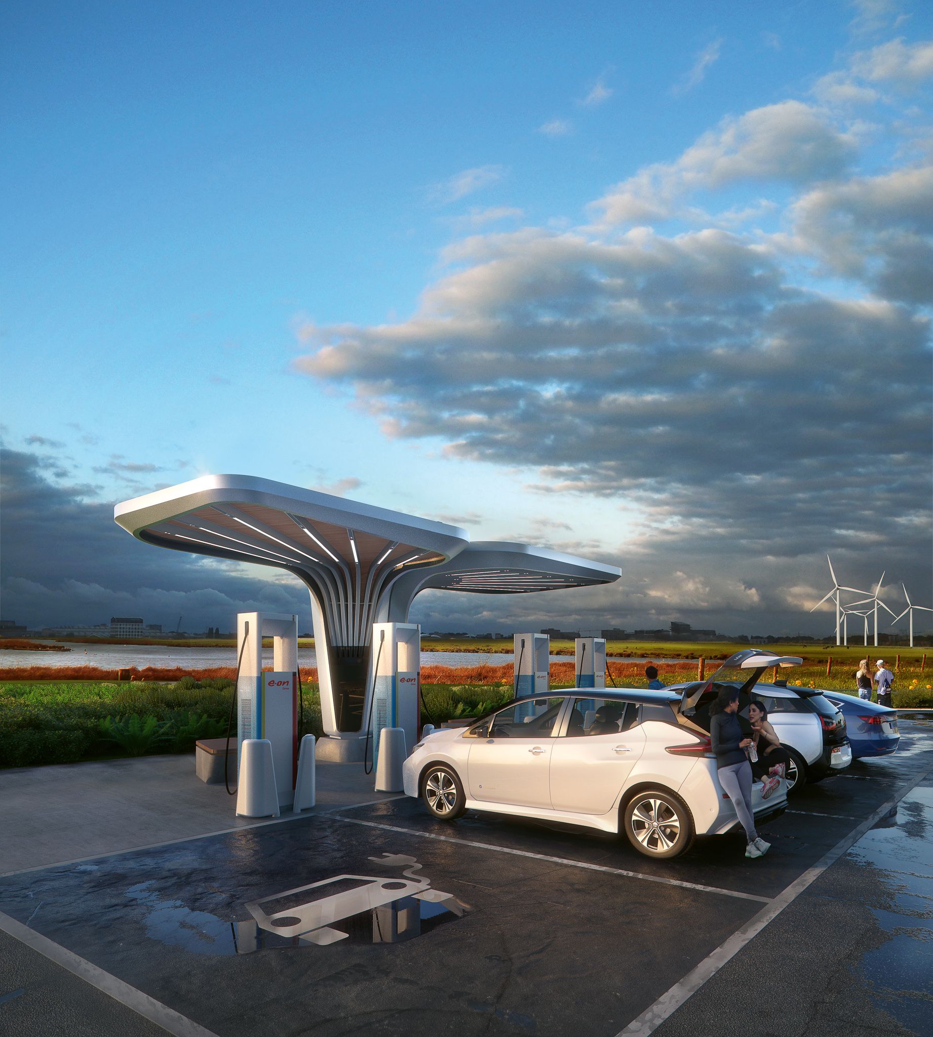 E.ON Ultra-fast charging stations