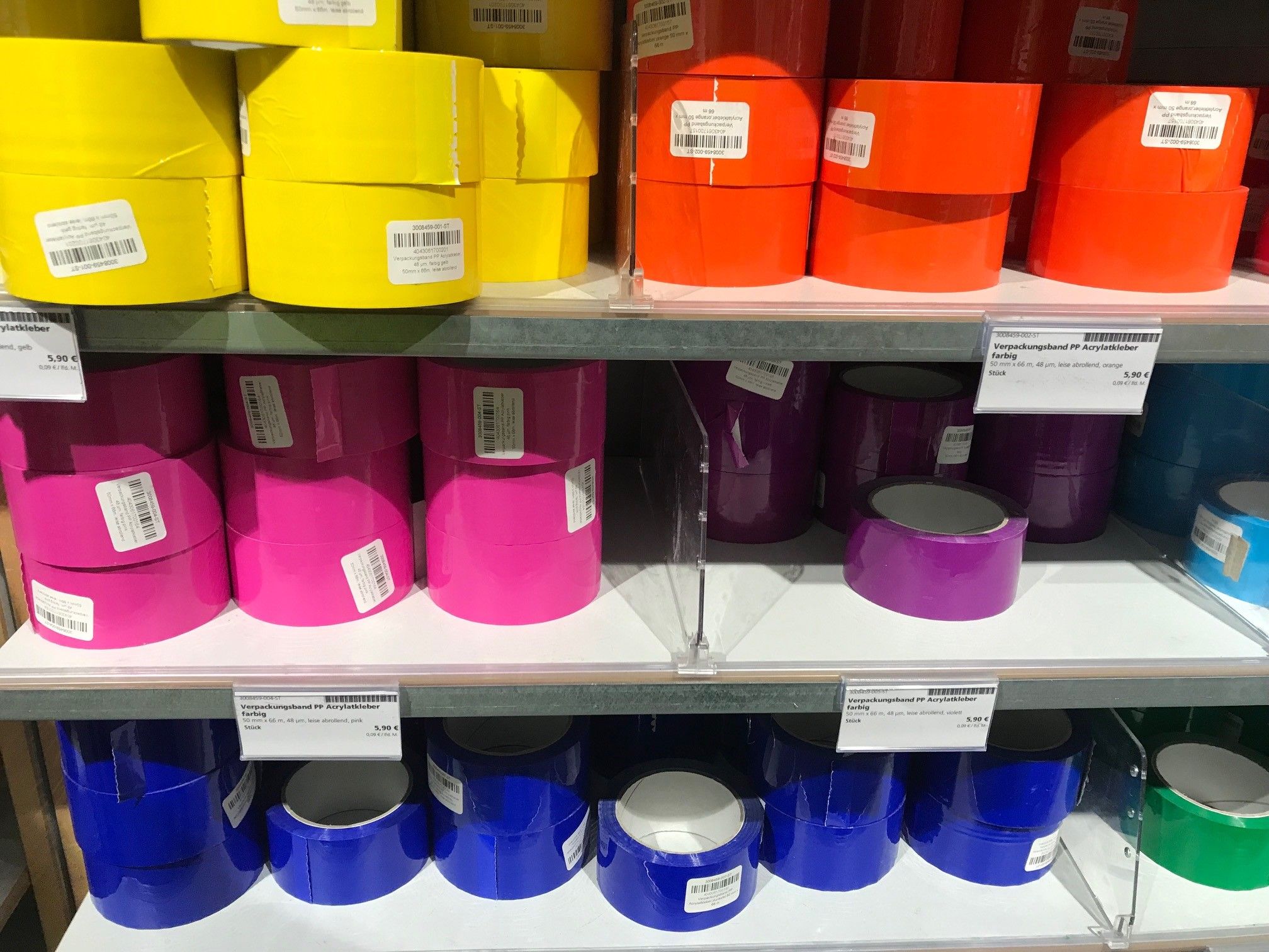 Tapes tapes everywhere