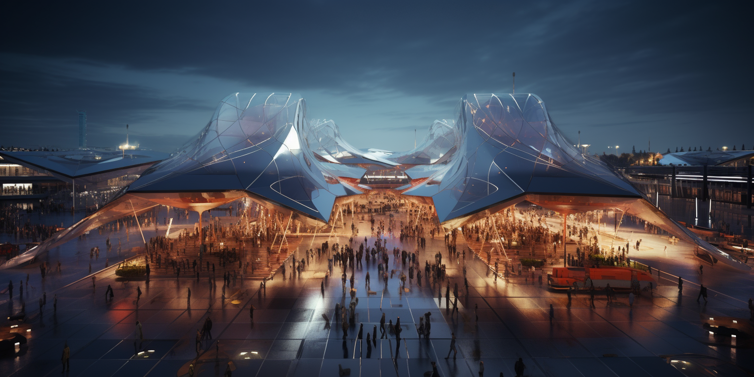 EXPO 2030 on Tempelhofer Feld (c) GRAFT, created with Midjourney