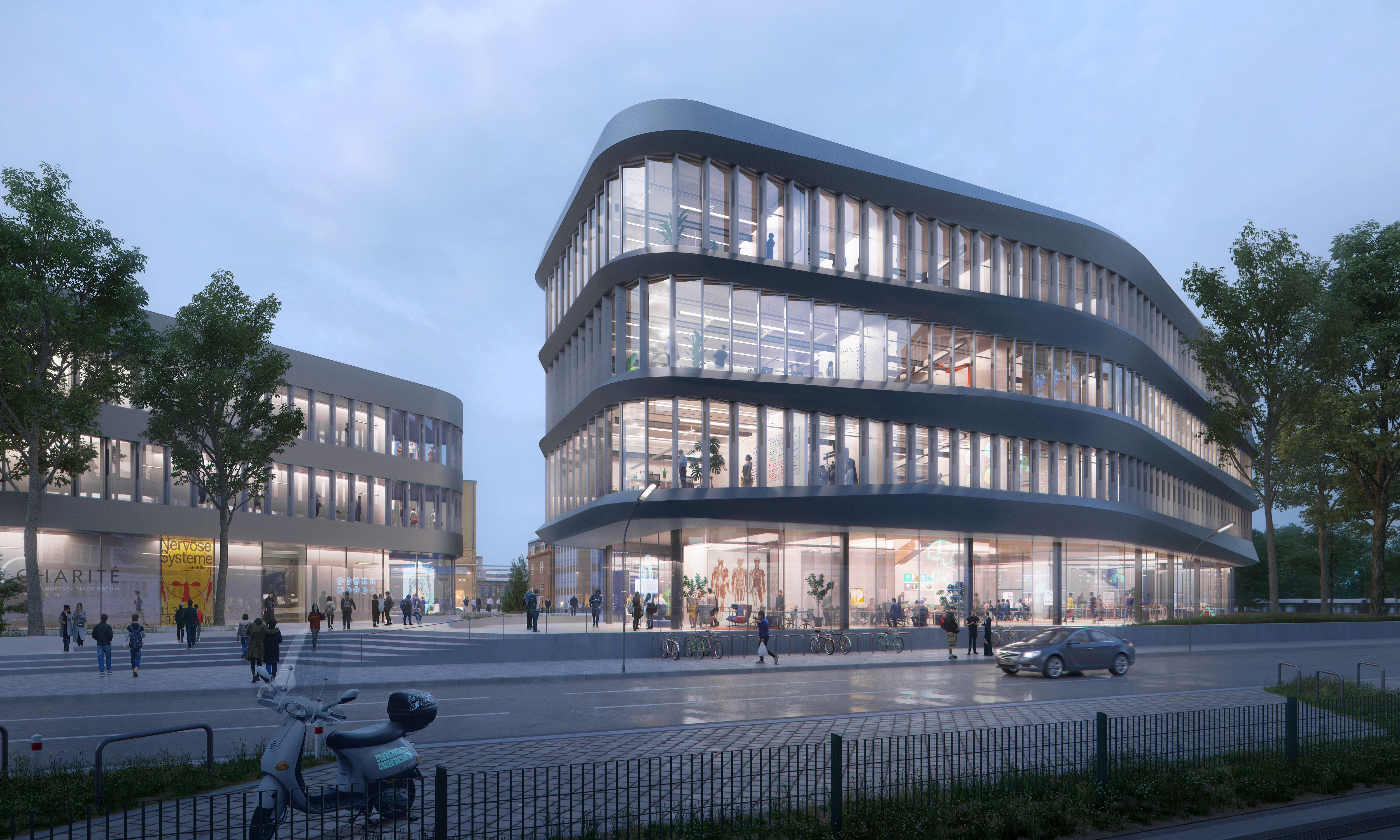 Exterior View Der sumlierte Mensch Charite