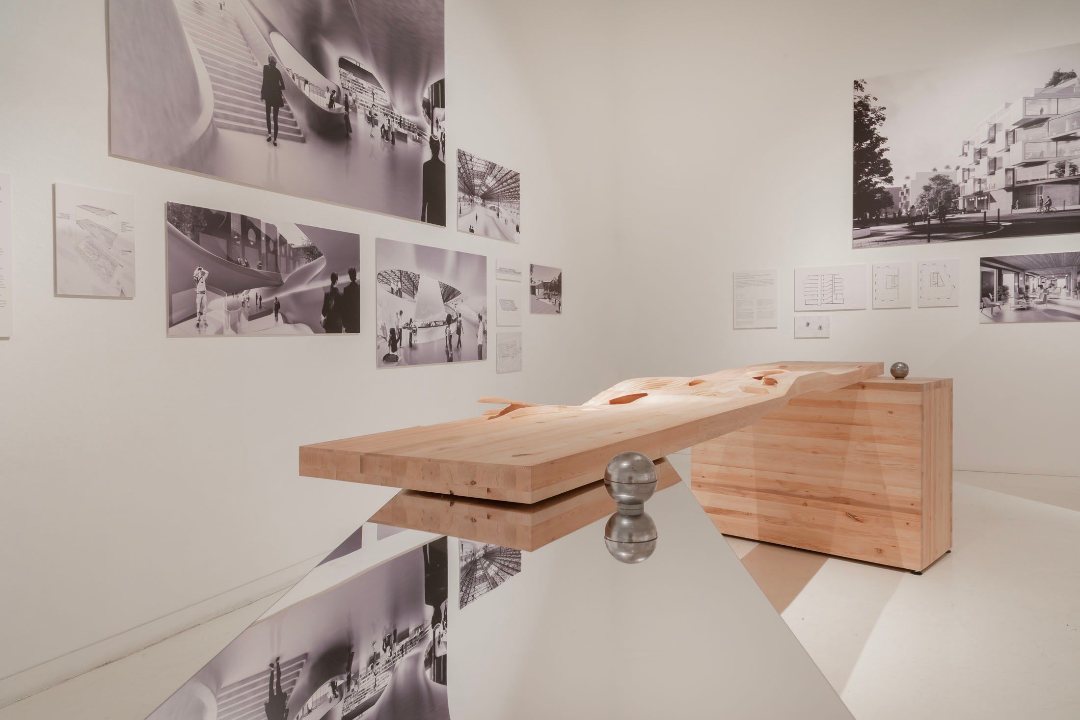 Detail des Modells Russian Jewisch Museum - Tracing