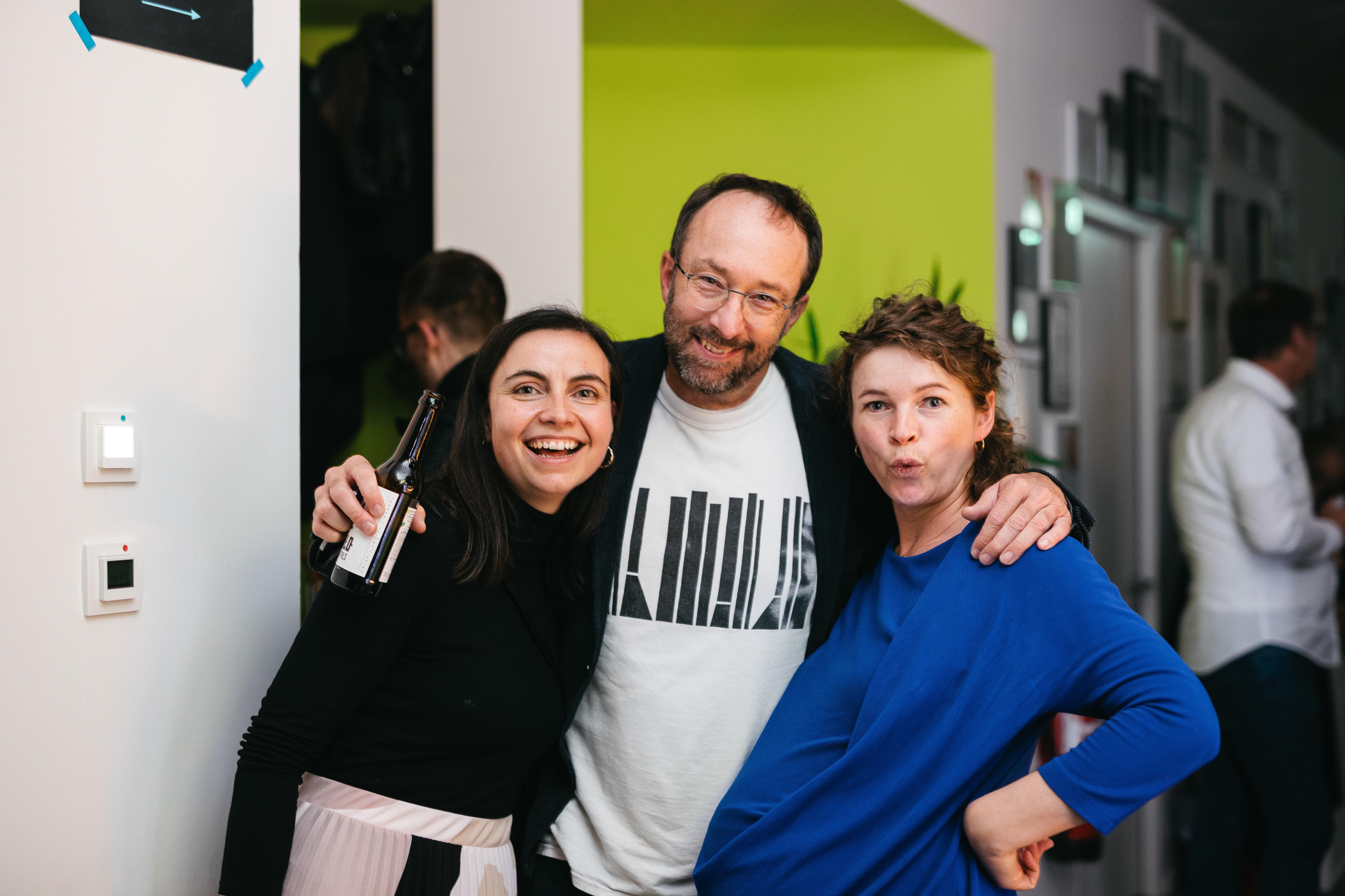 The GRAFT PR Team - Maria Ludewig and Sarah John // embraced by GRAFT Partner Wolfram Putz