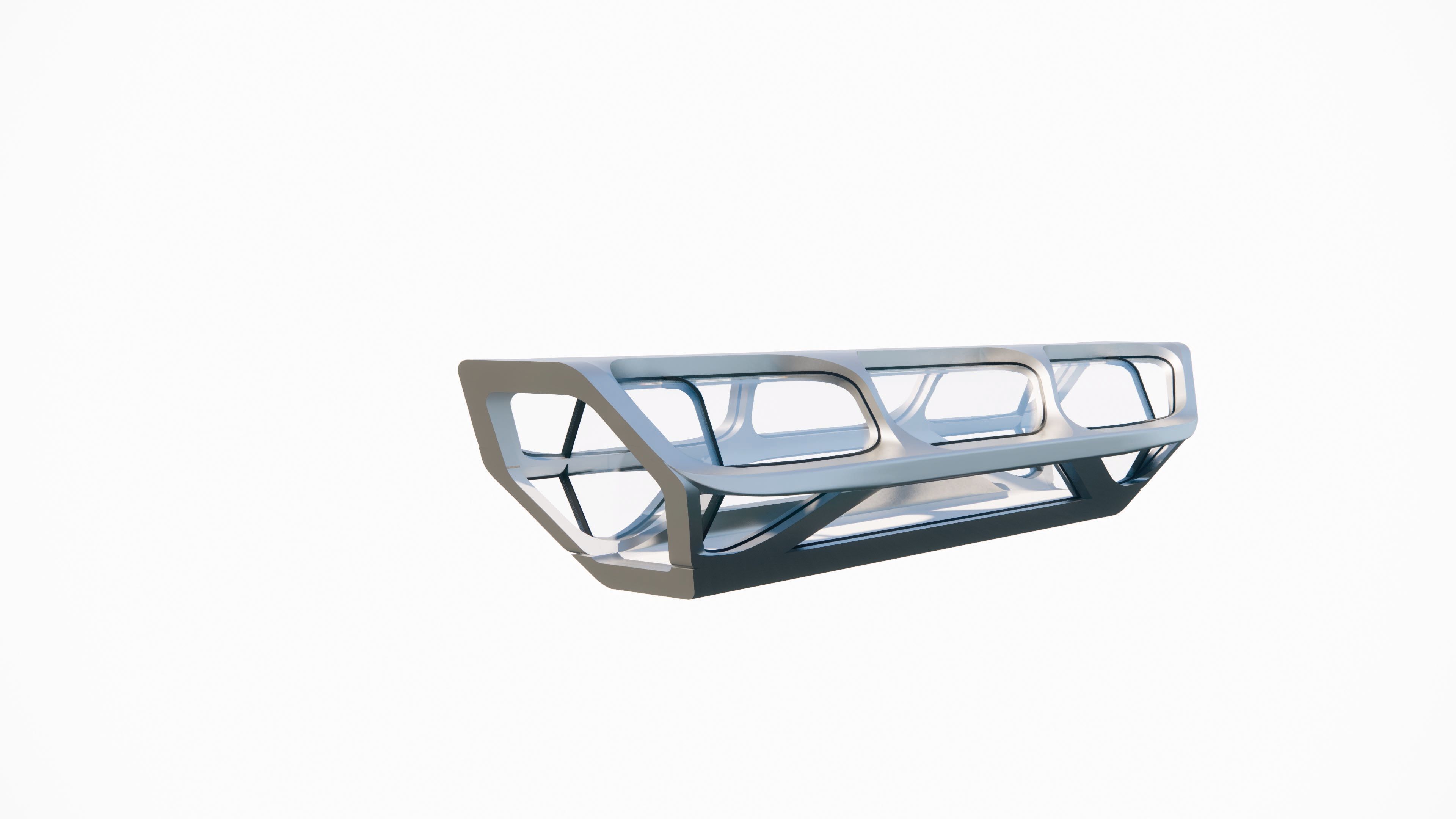 Supraglider station seen from the Ludwigsbrücke, Munich Supraglider shuttle with cryostat wings