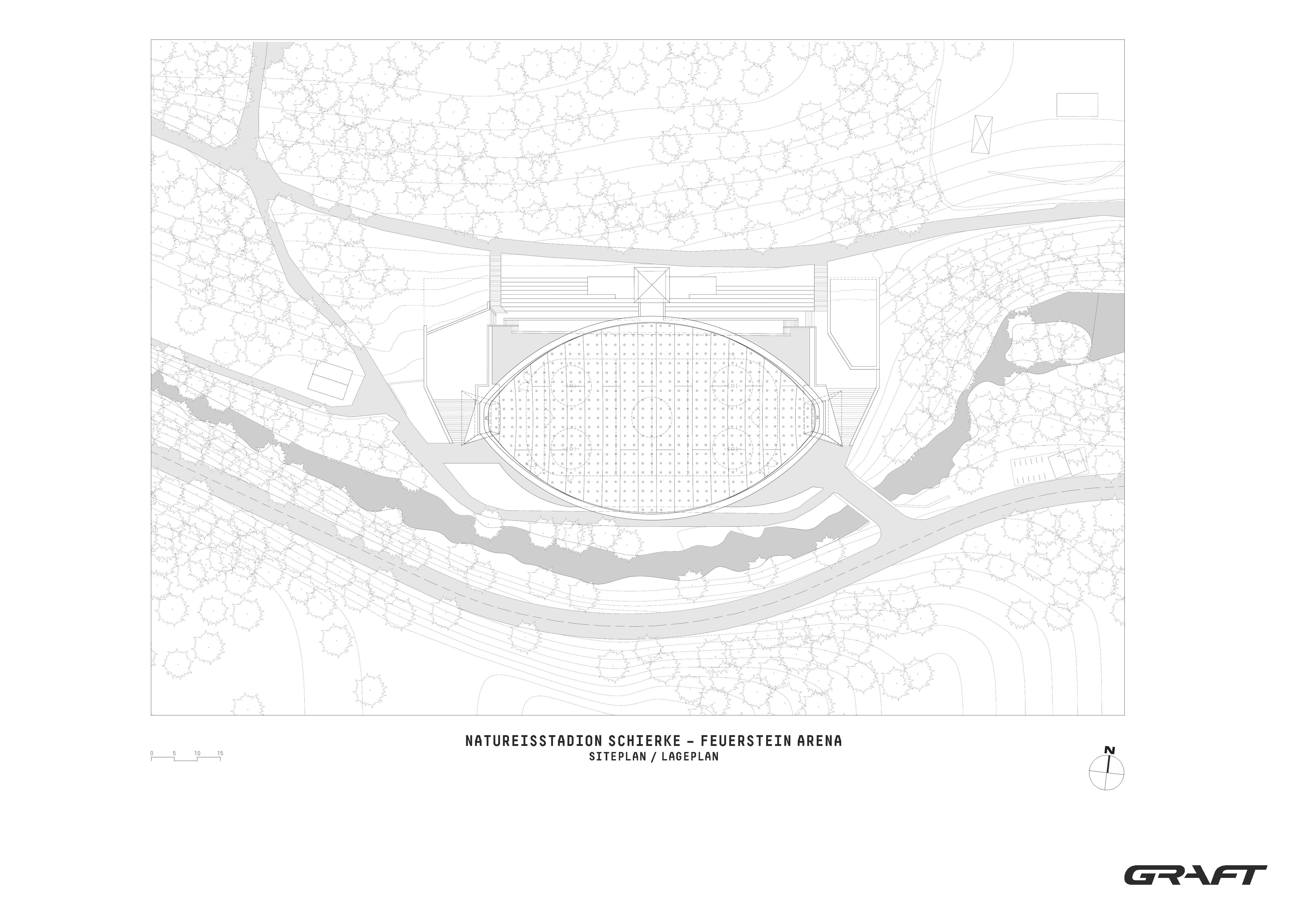 Ice Stadium Schierke site plan