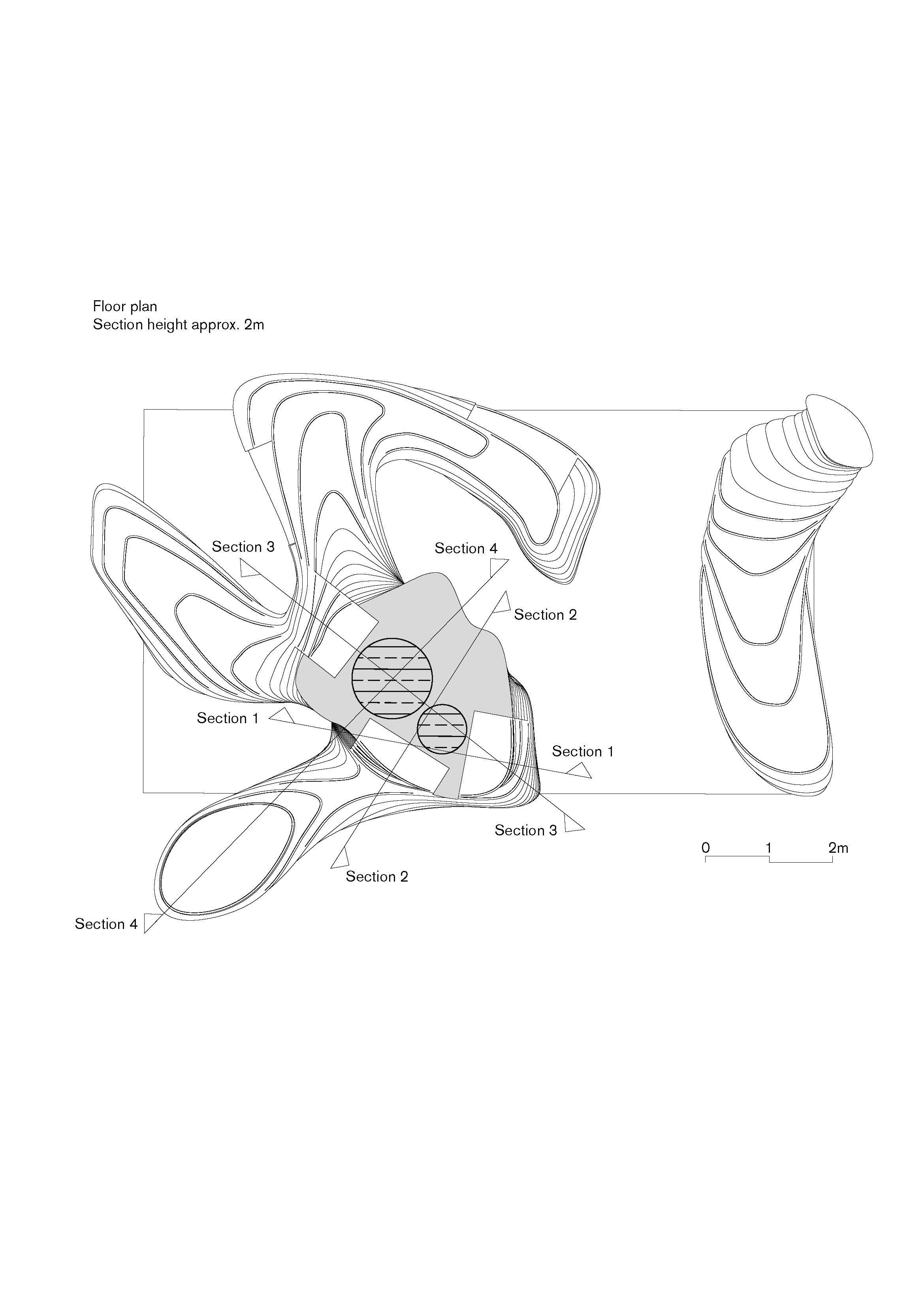 Floor Plan and Section