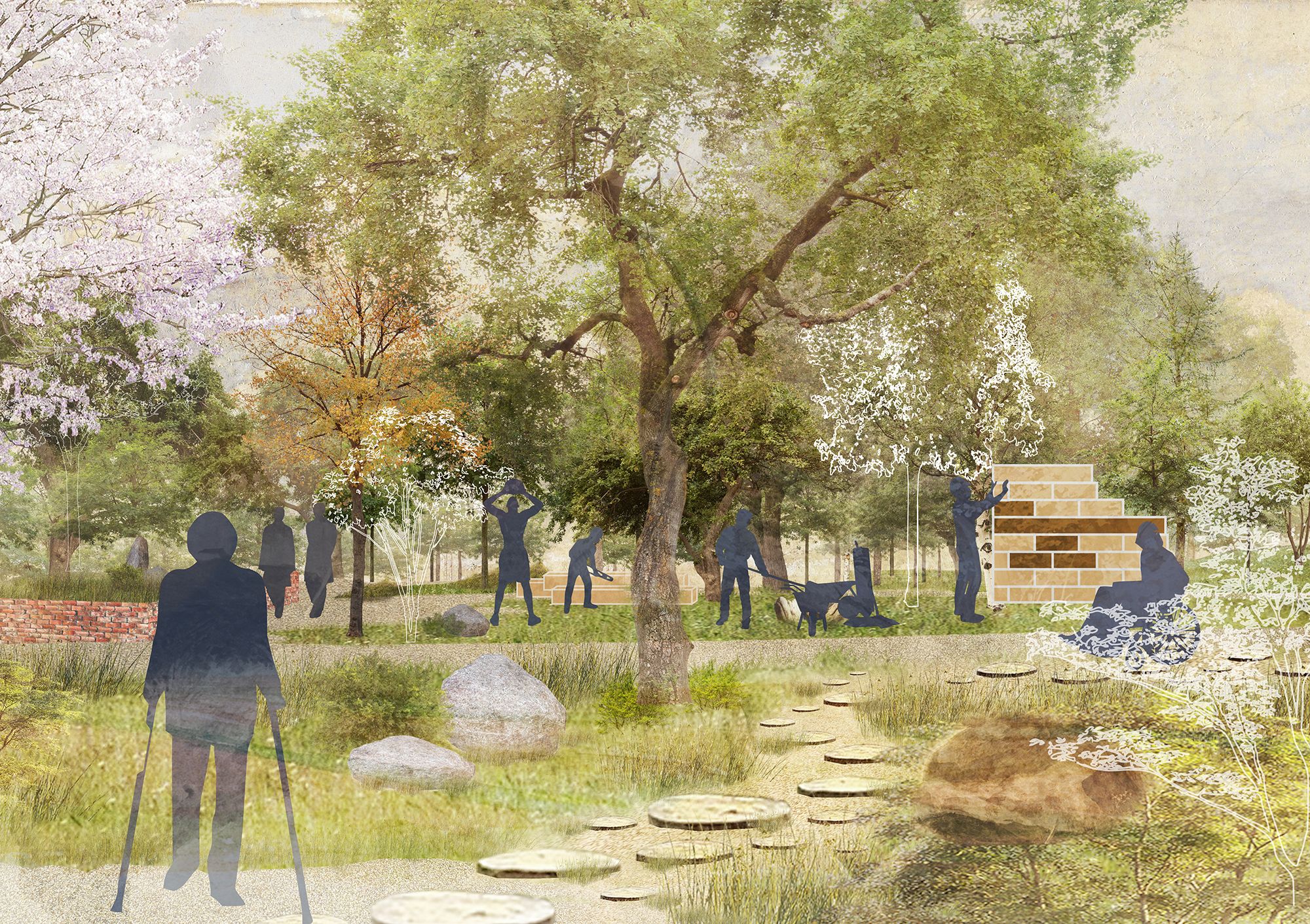 Landscape around the hospital