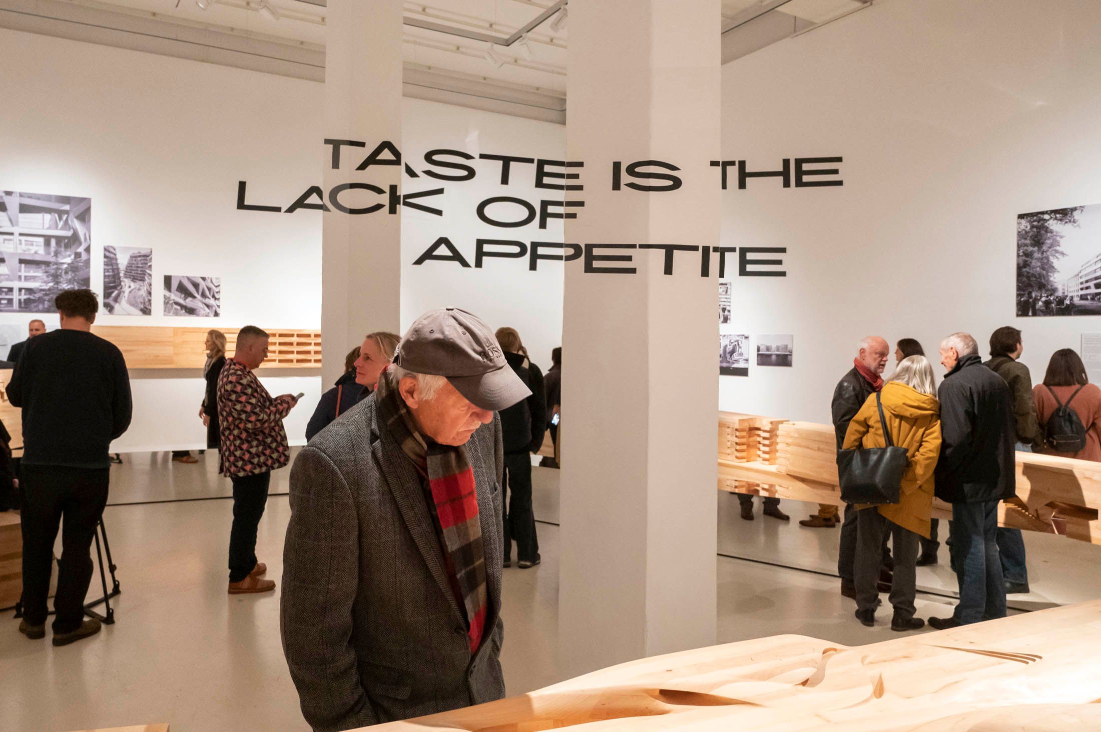 The opening of the exhibition Taste Is the Lack of Appetite on October 27, 2023 (c) Erik-Jan Ouwerkerk