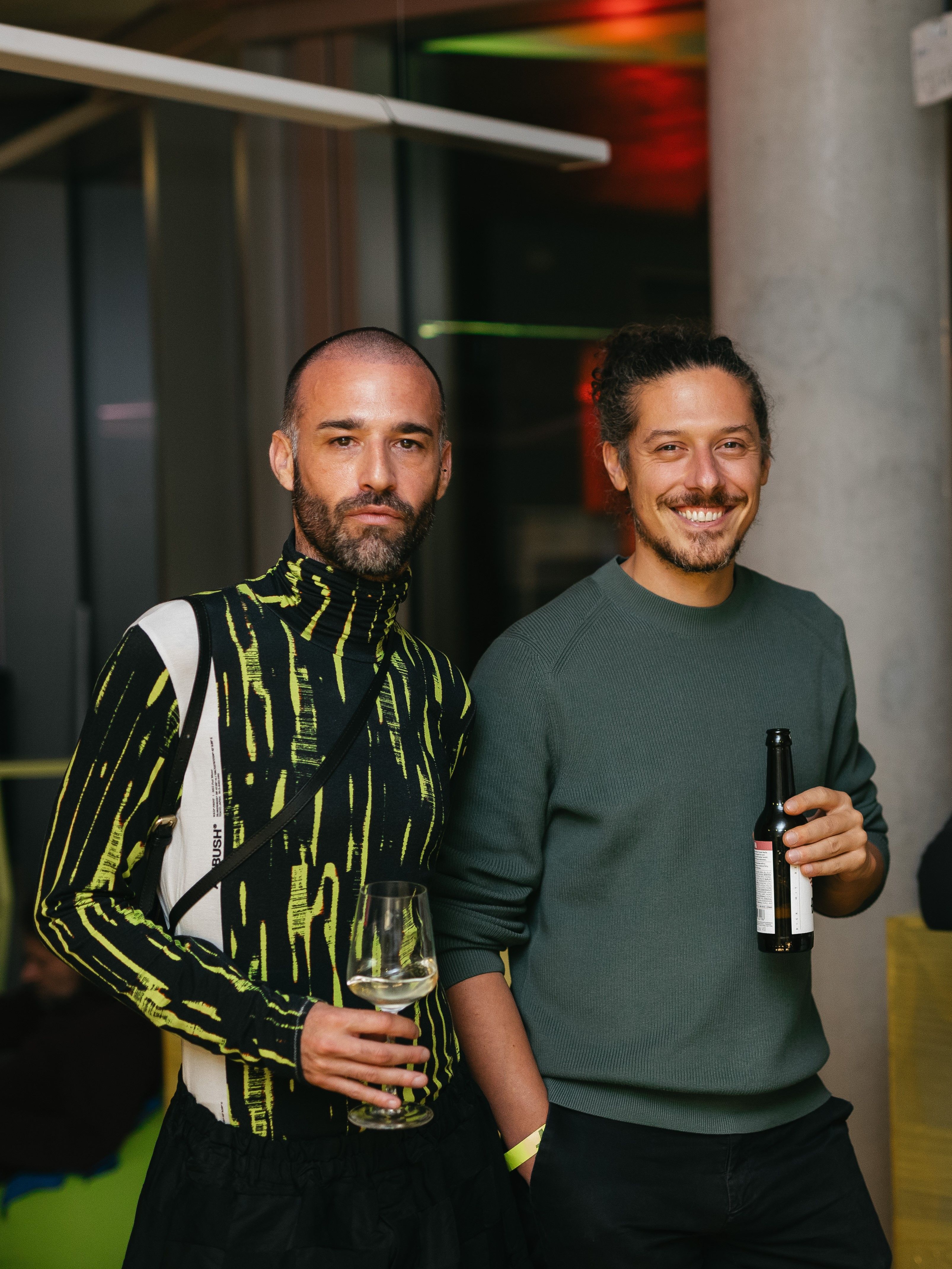 Harold and Ben from GRAFT Brandlab at the opening party (c) Konstantin Börner