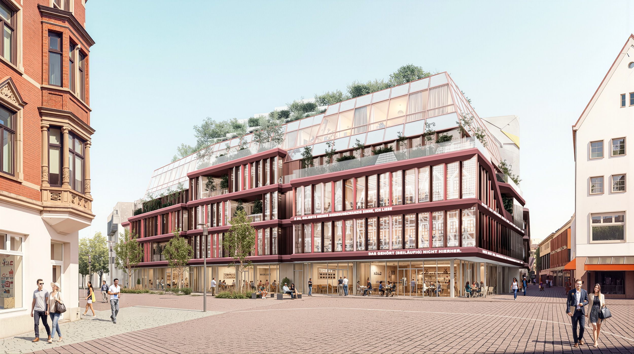 new facade for former Kaufhof building